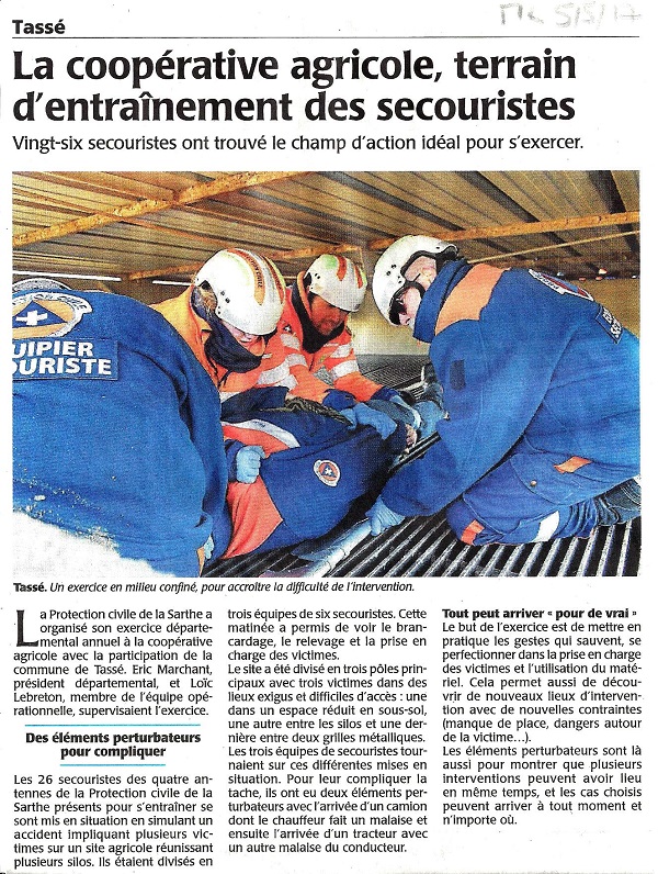 EXERCICE ADPC 72 AVRIL 17