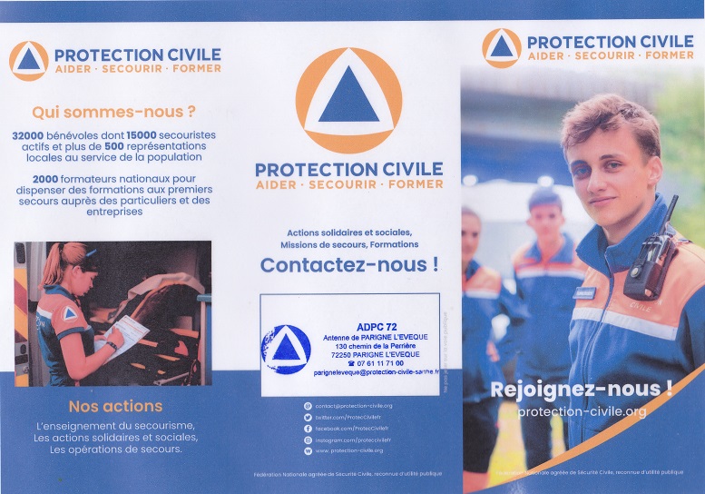 Porte-carte Protection Civile