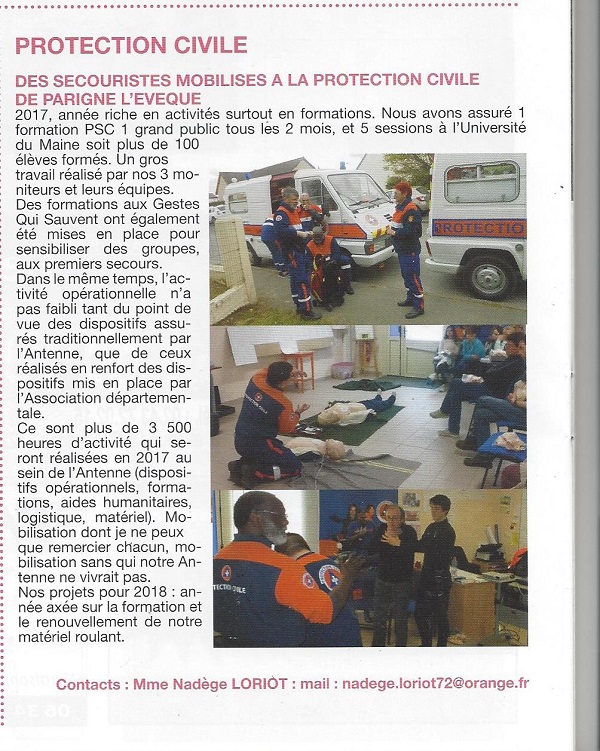 ARTICLE PARIGNE JANVIER 2018